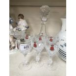 Decanter and glasses Catalogue only, live bidding available via our webiste. If you require P&P