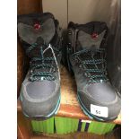 A pair of ladies Mammut size 7 walking boots. Catalogue only, live bidding available via our