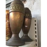A pair of Dutch copper vases Catalogue only, live bidding available via our webiste. If you