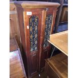 A rustic style hardwood cd/dvd cabinet Catalogue only, live bidding available via our webiste. If