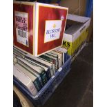 3 boxes of books Catalogue only, live bidding available via our webiste. If you require P&P please