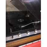 A turntable. Catalogue only, live bidding available via our webiste. If you require P&P please