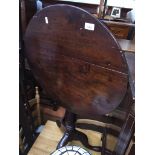 A Georgian mahogany tripod table Catalogue only, live bidding available via our webiste. If you