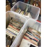 Three boxes of vinyl singles - 300 in total Catalogue only, live bidding available via our