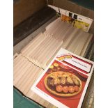 A box of recipe cards Catalogue only, live bidding available via our webiste. If you require P&P