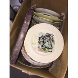 Box of plates Catalogue only, live bidding available via our webiste. If you require P&P please read