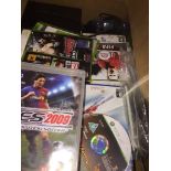 A box with PS2, games, controller, etc Catalogue only, live bidding available via our webiste. If