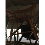 A pine captains style chair Catalogue only, live bidding available via our webiste. If you require