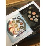 Two coin sets Catalogue only, live bidding available via our webiste. If you require P&P please read