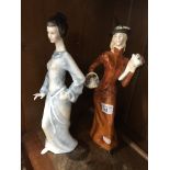 2 Royal Doulton large figures - Boudoir and Eliza Catalogue only, live bidding available via our