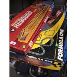 A Scalextric F1 game and a Two-Cushion Rebound game. Catalogue only, live bidding available via