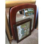 Two mirrors and a picture Catalogue only, live bidding available via our webiste. If you require P&P