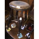 An old ash stool Catalogue only, live bidding available via our webiste. If you require P&P please