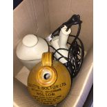 2 stoneware bottles and a hair dryer. Catalogue only, live bidding available via our webiste. If you