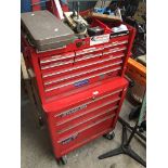 A Snap-On multi-drawer wheelie tool chest complete with tools. Catalogue only, live bidding
