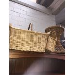 Wicker/cane items Catalogue only, live bidding available via our webiste. If you require P&P