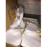 A box of 6 Schott Zwiesel drinking glasses. Catalogue only, live bidding available via our