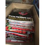 A box of Liverpool FC matchday programmes Catalogue only, live bidding available via our webiste. If