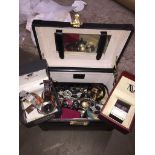 Jewellery box and contents The-saleroom.com showing catalogue only, live bidding available via our
