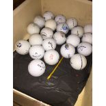 A box of Golf Balls The-saleroom.com showing catalogue only, live bidding available via our website.