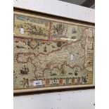 Map of cornwall The-saleroom.com showing catalogue only, live bidding available via our website.