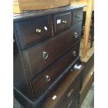 Stag chest of drawers The-saleroom.com showing catalogue only, live bidding available via our
