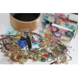 A quantity of costume jewellery. The-saleroom.com showing catalogue only, live bidding available via