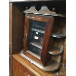 Small trinket display cabinet The-saleroom.com showing catalogue only, live bidding available via