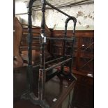 Victorian towel rail The-saleroom.com showing catalogue only, live bidding available via our