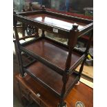 A three tier trolley The-saleroom.com showing catalogue only, live bidding available via our