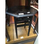 Small oak plant stand The-saleroom.com showing catalogue only, live bidding available via our