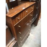 Retro Uniflex teak chest of drawers and a small table The-saleroom.com showing catalogue only,