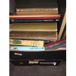Two boxes of books The-saleroom.com showing catalogue only, live bidding available via our
