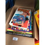 A box of annuals to include Dandy, Beanos, etc. The-saleroom.com showing catalogue only, live