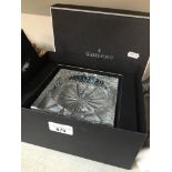 A boxed Waterford Glass Ashtray The-saleroom.com showing catalogue only, live bidding available