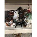 Various Beswick horses and animals The-saleroom.com showing catalogue only, live bidding available