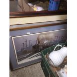 2 limited editions prints - Preston, steam's last fling, framed and glazed, signed lower right print