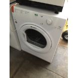 A Hotpoint dryer The-saleroom.com showing catalogue only, live bidding available via our website. If
