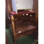 A hardwood Orkney style chair. The-saleroom.com showing catalogue only, live bidding available via