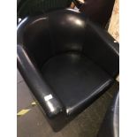 An Ikea tub chair The-saleroom.com showing catalogue only, live bidding available via our website.