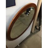 Oval mahogany mirror The-saleroom.com showing catalogue only, live bidding available via our