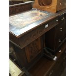 Late Victorian walnut davenport desk The-saleroom.com showing catalogue only, live bidding available