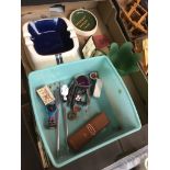 A box of collectables including ashtrays, letter openers cigarette lighter etc The-saleroom.com