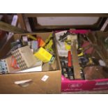 2 boxes of misc tools to include woodworking, etc The-saleroom.com showing catalogue only, live