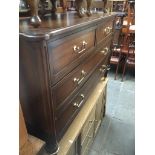 Classical style mahogany chest of drawers The-saleroom.com showing catalogue only, live bidding