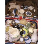 2 boxes of pottery The-saleroom.com showing catalogue only, live bidding available via our
