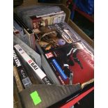 A box of PS2 and PS3 games. The-saleroom.com showing catalogue only, live bidding available via