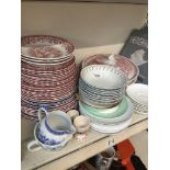 Pottery plates and dishes The-saleroom.com showing catalogue only, live bidding available via our