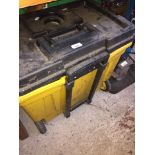 A wheelie toolbox with tools. The-saleroom.com showing catalogue only, live bidding available via