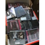 A box of CDs The-saleroom.com showing catalogue only, live bidding available via our website. If you